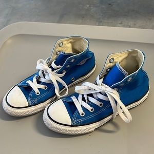Kids Converse Hightops Blue